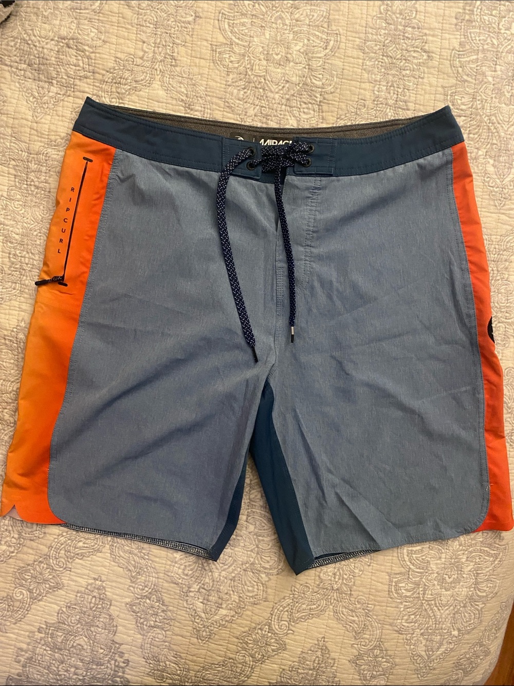 Rip Curl Men's Navy & Orange Boardshorts